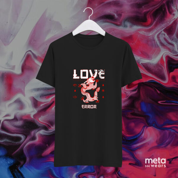 Love error (Black Unisex Tees)