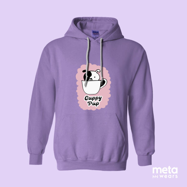 Cuppy pup - Lavender Hoodies