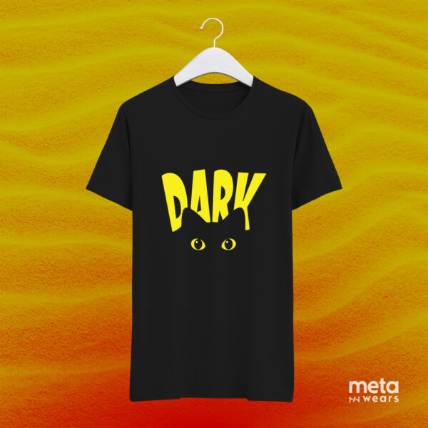 Dark Cat (Unisex Black Tees)