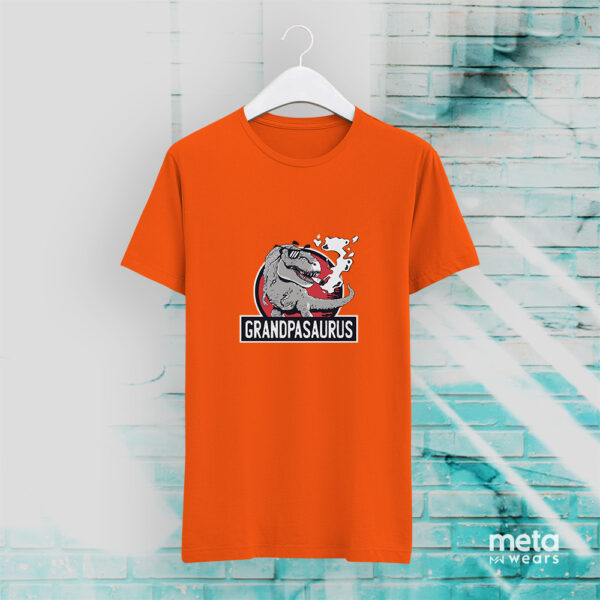 Grandpasaurus (Orange Unisex Tees)