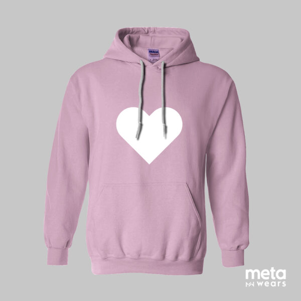 Heart - Pink Hoodies