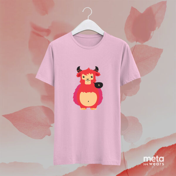 Hi Mooo (Pink Unisex Tees)