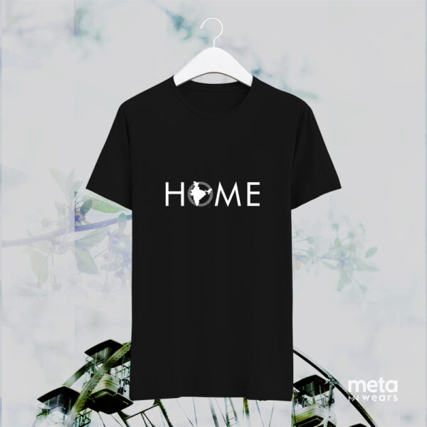 Home India (Black Unisex Tees)