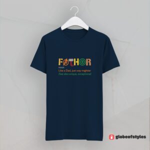 Fathor, gift for father (Navy Blue T-shirt)