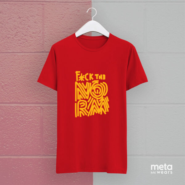 F*ck the Norm (Red Unisex Tees)