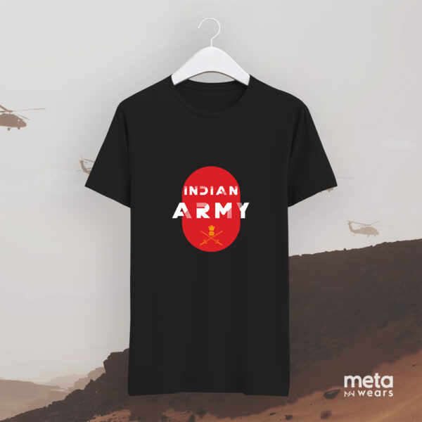 Indian Army (Black T-shirt)