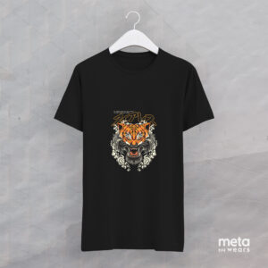 Tiger Street Tees (Black Unisex T-shirt)